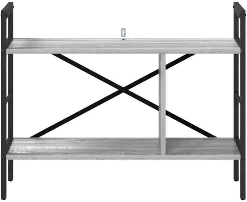 vidaXL Ράφι Βιβλίων Γκρίζο Σονομα 75 x 30 x 58,5 εκ.