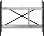 vidaXL Ράφι Βιβλίων Γκρίζο Σονομα 75 x 30 x 58,5 εκ.