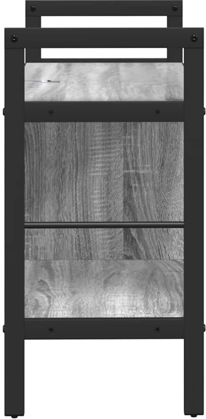 vidaXL Ράφι Βιβλίων Γκρίζο Σονομα 75 x 30 x 58,5 εκ.