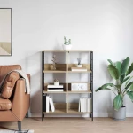 vidaXL Ράφι Βιβλίων Δρύς Sonoma 82 x 32 x 112 εκ. Επεξεργασμένο ξύλο