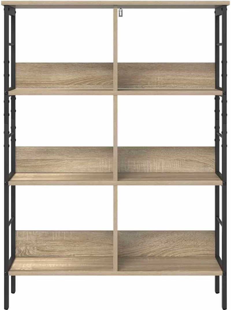 vidaXL Ράφι Βιβλίων Δρύς Sonoma 82 x 32 x 112 εκ. Επεξεργασμένο ξύλο