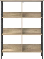 vidaXL Ράφι Βιβλίων Δρύς Sonoma 82 x 32 x 112 εκ. Επεξεργασμένο ξύλο
