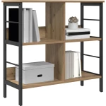 vidaXL Ράφι Βιβλίων Artisan Oak 82 x 32 x 79 εκ. Επεξεργασμένο ξύλο