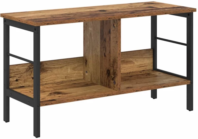 vidaXL Ράφι Βιβλίων Παλιό Ξύλο 82 x 32 x 47 εκ. Επεξεργασμένο ξύλο