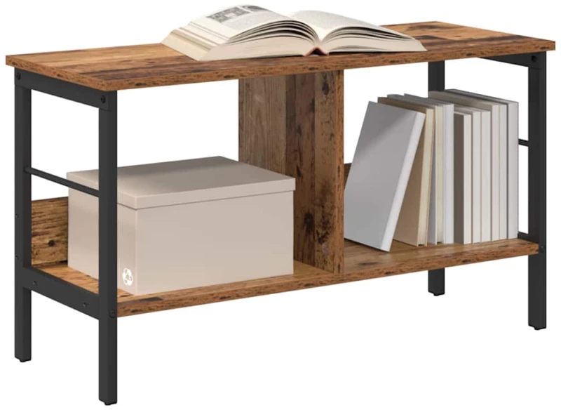 vidaXL Ράφι Βιβλίων Παλιό Ξύλο 82 x 32 x 47 εκ. Επεξεργασμένο ξύλο