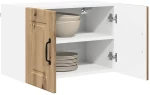 vidaXL Κρεμαστό ντουλάπι κουζίνας 2 pcs Artisan Oak 60 x 31 x 40 εκ