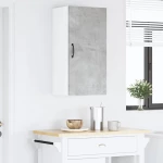 vidaXL Κρεμαστό ντουλάπι κουζίνας Σκυρόδεμα Γκρι 40 x 31 x 80 εκ.