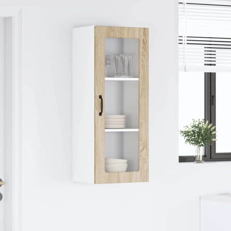 vidaXL Κρεμαστό ντουλάπι κουζίνας Δρύς Sonoma 40 x 31 x 100 εκ.