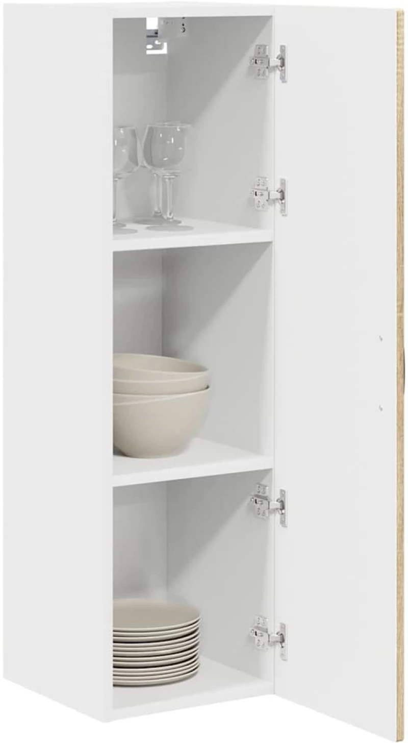 vidaXL Κρεμαστό ντουλάπι κουζίνας Δρύς Sonoma 30 x 31 x 100 εκ.