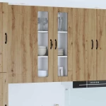 vidaXL Κρεμαστό ντουλάπι κουζίνας Artisan Oak 60 x 31 x 100 εκ.