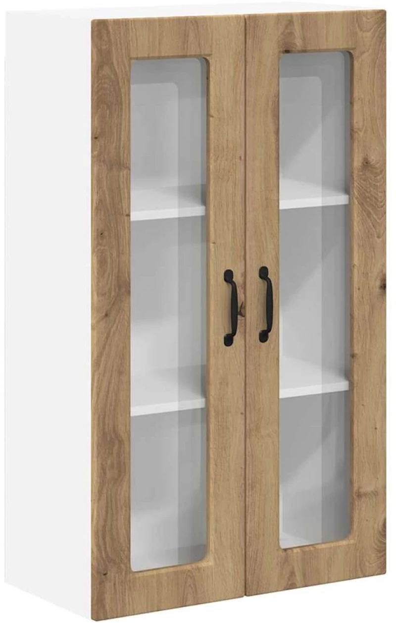 vidaXL Κρεμαστό ντουλάπι κουζίνας Artisan Oak 60 x 31 x 100 εκ.