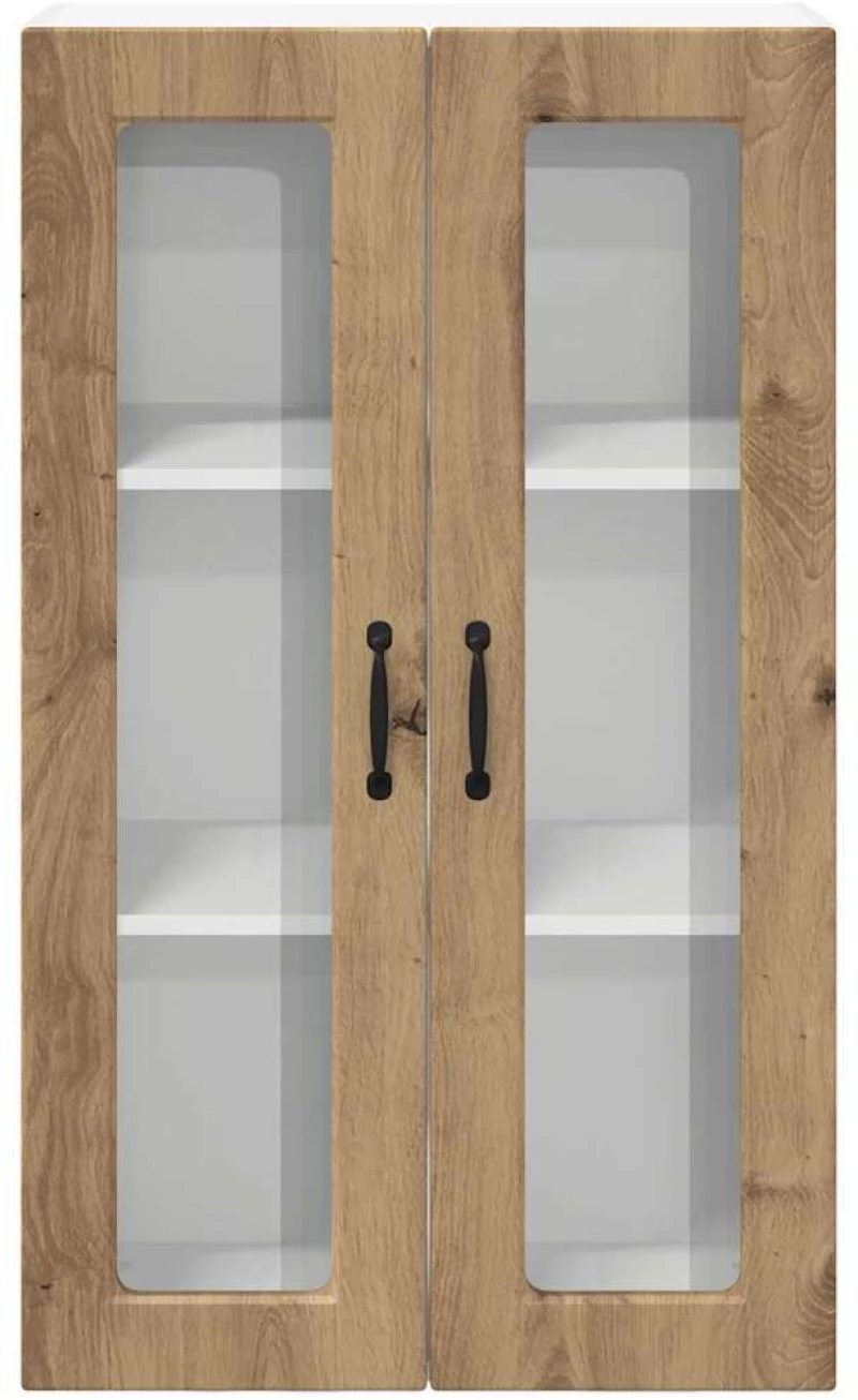 vidaXL Κρεμαστό ντουλάπι κουζίνας Artisan Oak 60 x 31 x 100 εκ.