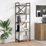 vidaXL Ράφι Βιβλίων Artisan Oak 56 x 34 x 171 εκ Επεξεργασμένο ξύλο