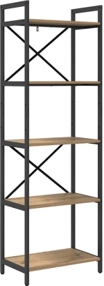 vidaXL Ράφι Βιβλίων Artisan Oak 56 x 34 x 171 εκ Επεξεργασμένο ξύλο