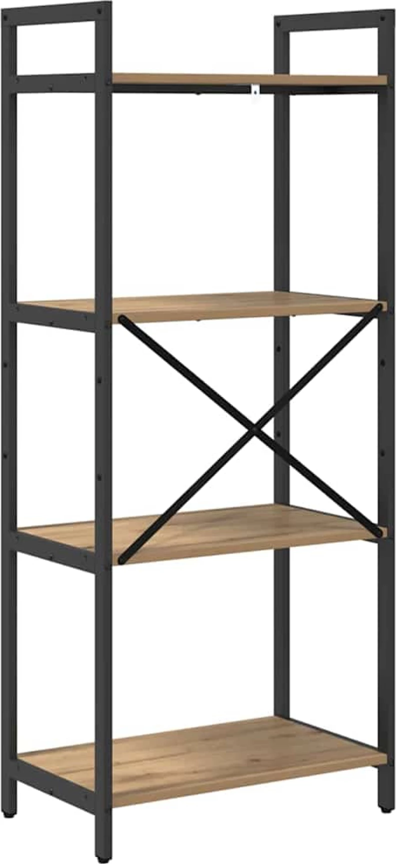 vidaXL Ράφι Βιβλίων Artisan Oak 56 x 34 x 133,5 εκ Επεξεργασμένο ξύλο