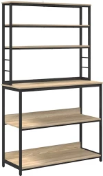 vidaXL Ράφι Κουζίνας Δρύς Sonoma 100 x 40 x 168 εκ Επεξεργασμένο ξύλο