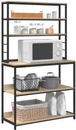 vidaXL Ράφι Κουζίνας Δρύς Sonoma 100 x 40 x 168 εκ Επεξεργασμένο ξύλο