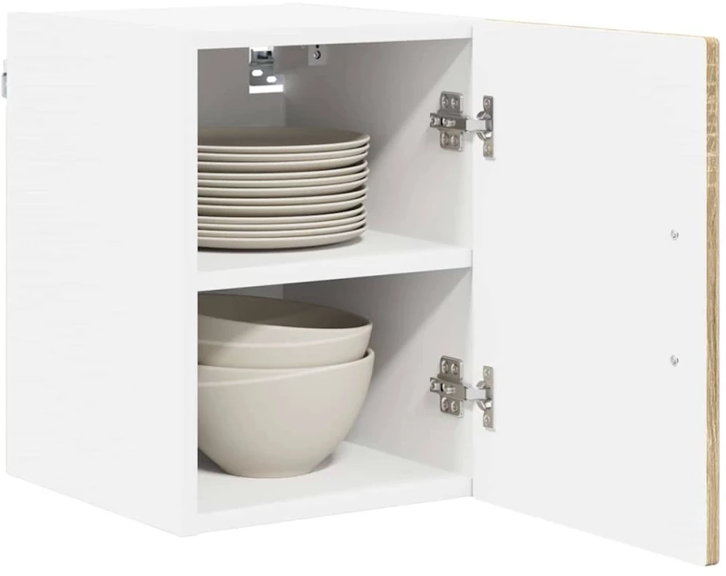 vidaXL Κρεμαστό ντουλάπι κουζίνας 2 pcs Δρύς Sonoma 30 x 31 x 40 εκ.