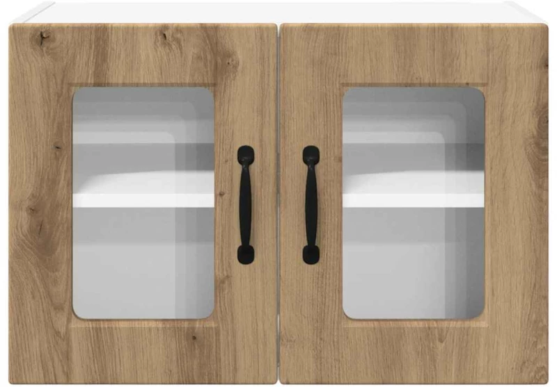 vidaXL Κρεμαστό ντουλάπι κουζίνας 2 pcs Artisan Oak 60 x 31 x 40 εκ