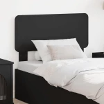 vidaXL Κεφαλάρι με κεφαλάρι Μαύρη Οξυά 75 cm Επεξεργασμένο ξύλο