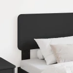 vidaXL Κεφαλάρι με κεφαλάρι Μαύρη Οξυά 75 cm Επεξεργασμένο ξύλο