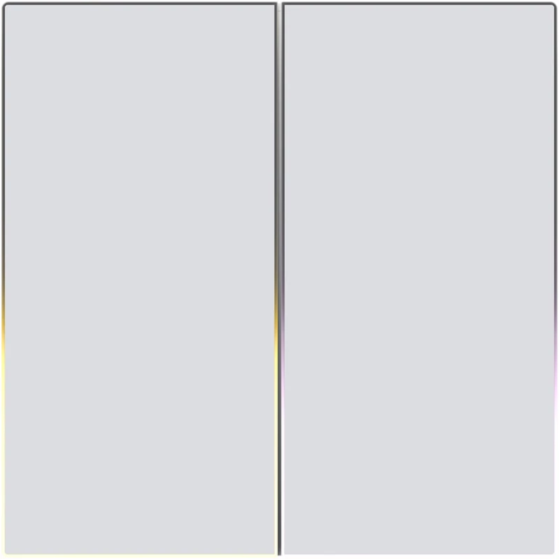 Διακόπτης φωτός αφής ZigBee Avatto TS60-EU-W2 Dual TUYA (λευκό).