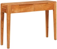 vidaXL Τραπέζι κονσόλας Καφέ 110 x 30 x 80 εκ Μασίφ ξύλο ακακίας