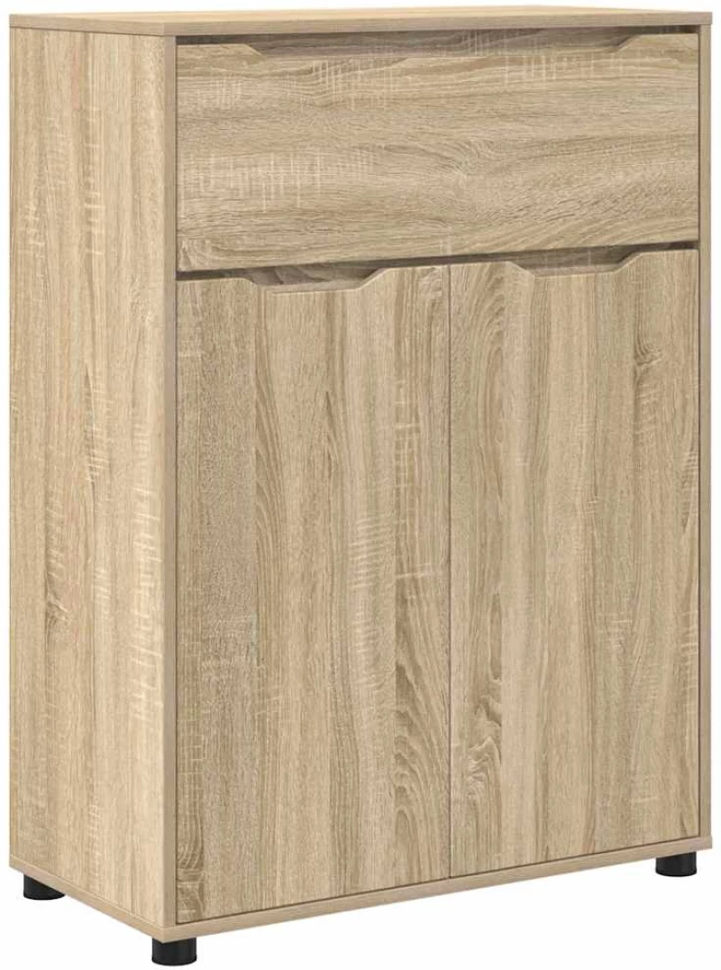 vidaXL Ντουλάπι Μπάνιου με συρτάρι Δρύς Sonoma 72,5 x 36,5 x 100 εκ