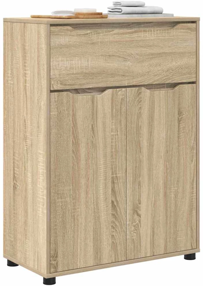 vidaXL Ντουλάπι Μπάνιου με συρτάρι Δρύς Sonoma 72,5 x 36,5 x 100 εκ