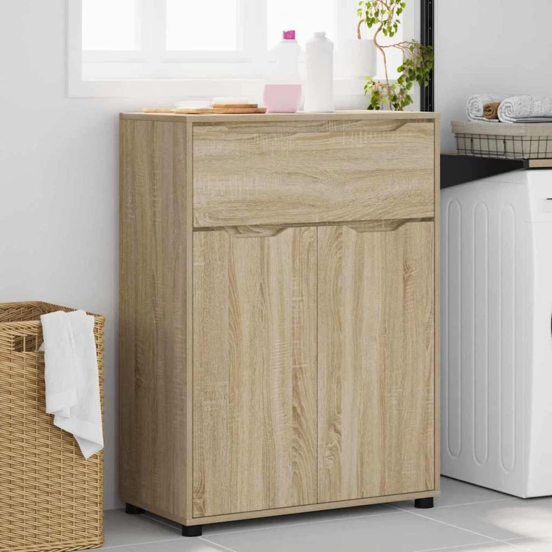 vidaXL Ντουλάπι Μπάνιου με συρτάρι Δρύς Sonoma 72,5 x 36,5 x 100 εκ