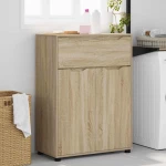 vidaXL Ντουλάπι Μπάνιου με συρτάρι Δρύς Sonoma 72,5 x 36,5 x 100 εκ