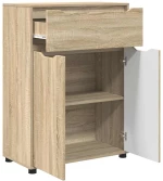 vidaXL Ντουλάπι Μπάνιου με συρτάρι Δρύς Sonoma 72,5 x 36,5 x 100 εκ