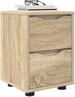 vidaXL Κομοδίνα 2 pcs Δρύς Sonoma 30,5 x 30 x 43 εκ Επεξεργασμένο ξύλο