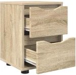 vidaXL Κομοδίνα 2 pcs Δρύς Sonoma 30,5 x 30 x 43 εκ Επεξεργασμένο ξύλο