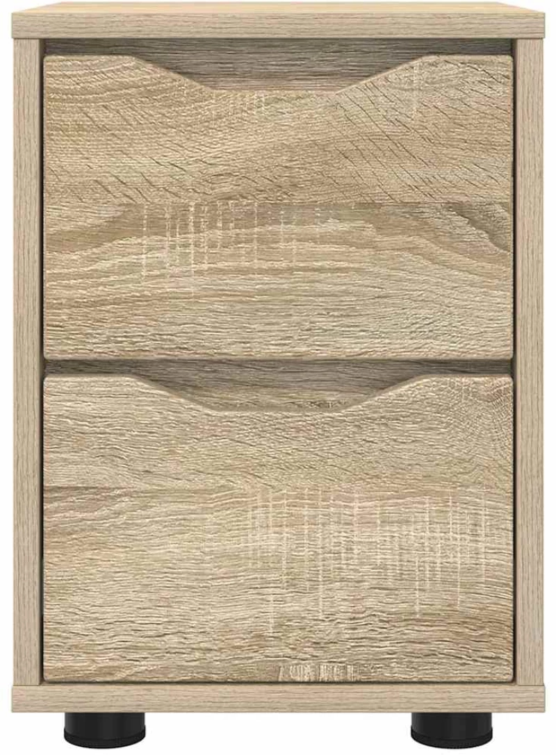 vidaXL Κομοδίνα 2 pcs Δρύς Sonoma 30,5 x 30 x 43 εκ Επεξεργασμένο ξύλο