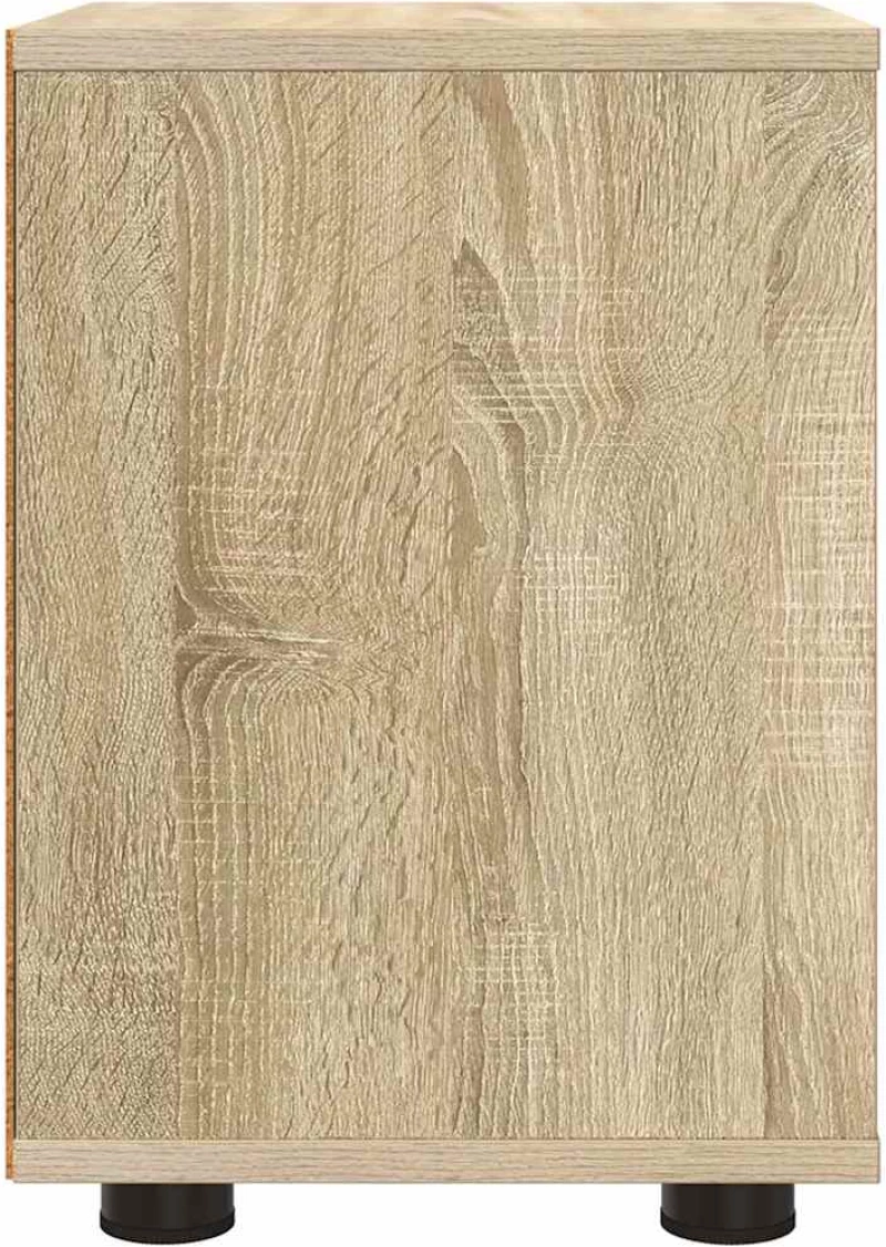 vidaXL Κομοδίνα 2 pcs Δρύς Sonoma 30,5 x 30 x 43 εκ Επεξεργασμένο ξύλο