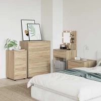 vidaXL Ντουλάπι αποθήκευσης Δρύς Sonoma 40 x 48 x 81 εκ