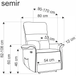 Πολυθρόνα Semi-Gkri