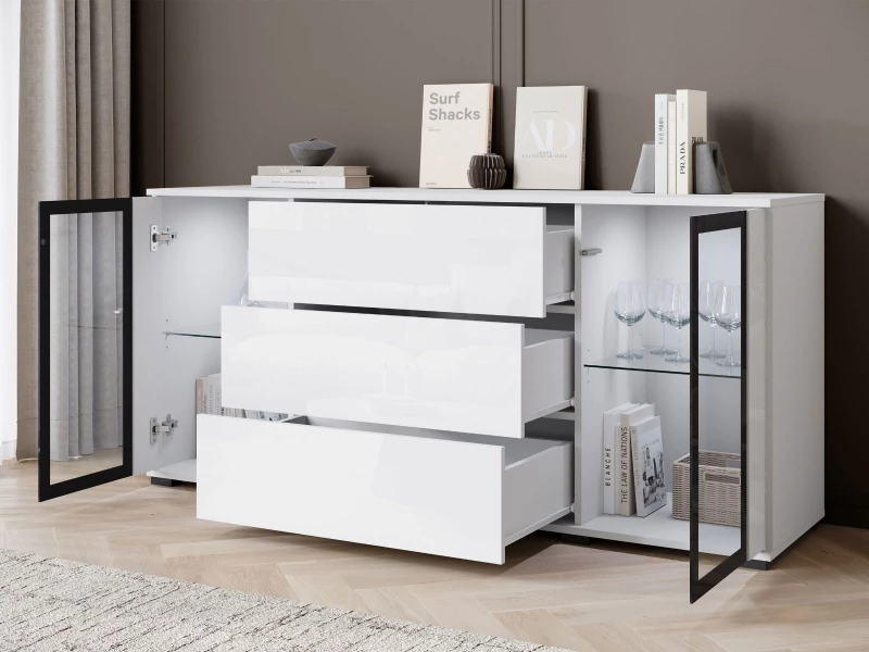 Μπουφές Caro SB 150-Leuko-Leuko gualistero