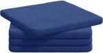 vidaXL Μαξιλάρια καθισμάτων 4 pcs Μπλε Αστυνομίας 40 x 40 x 3 cm