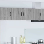 vidaXL Κρεμαστό ντουλάπι κουζίνας Γκρίζο Σονομα 80 x 31 x 40 εκ