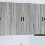 vidaXL Κρεμαστό ντουλάπι κουζίνας Γκρίζο Σονομα 80 x 31 x 100 εκ.