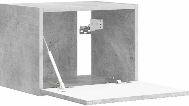vidaXL Ντουλάπι Τηλεόρασης Τοίχου 2 pcs Σκυρόδεμα 60 x 31 x 29.5 εκ