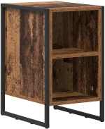 vidaXL Κομοδίνο 2 pcs Παλιό Ξύλο 39.5 x 30 x 50 εκ Επεξεργασμένο ξύλο