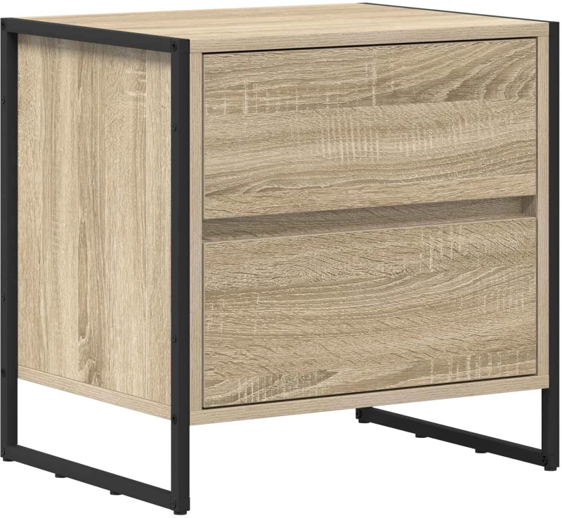 vidaXL Κομοδίνο Σονόμα 50 x 39.5 x 50 εκ. Επεξεργασμένο ξύλο