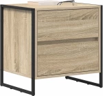 vidaXL Κομοδίνο Σονόμα 50 x 39.5 x 50 εκ. Επεξεργασμένο ξύλο