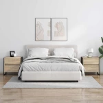 vidaXL Κομοδίνο Σονόμα 50 x 39.5 x 50 εκ. Επεξεργασμένο ξύλο