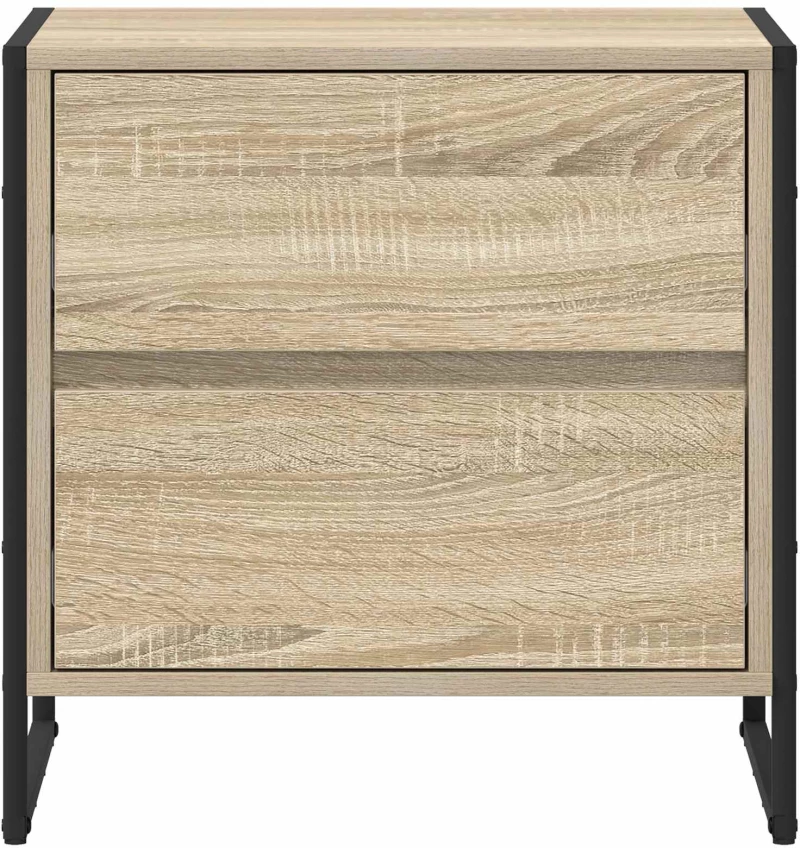 vidaXL Κομοδίνο Σονόμα 50 x 39.5 x 50 εκ. Επεξεργασμένο ξύλο