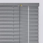 837007 Περσίδες Αλουμινίου-Στόρια-25mm-Σαγρέ-Λευκό-Γκρι