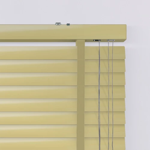 825004 Περσίδες Αλουμινίου -Στόρια-50mm-Μονόχρωμες Ανοιχτό Κίτρινο